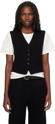 Guest in Residence Black Tailored Vest