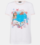 Dolce&Gabbana Capri printed cotton jersey T-shirt