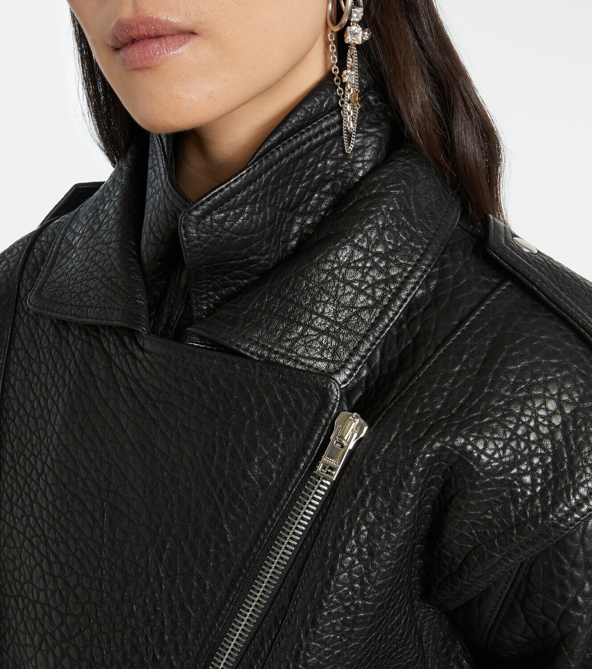 Isabel Marant Aneli leather biker jacket