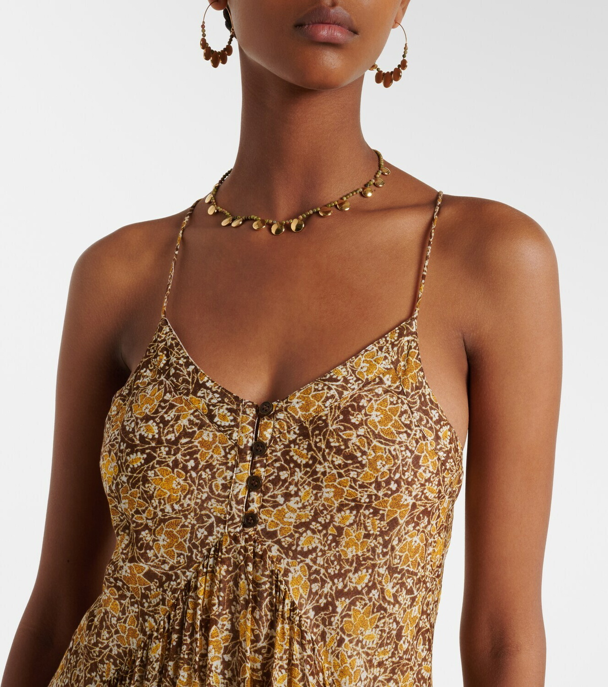 Marant Etoile Sabba floral cotton maxi dress