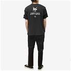 Fred Perry x Raf Simons Printed T-Shirt in Black