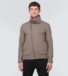 Rick Owens Bauhaus cotton zip-up jacket