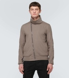 Rick Owens Bauhaus cotton zip-up jacket