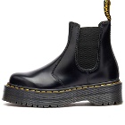 Dr. Martens Women's 2976 Quad Chelsea Boot in Black Polished Smooth