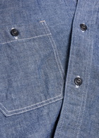 Blue Blue Denim Work Shirt Dark Blue