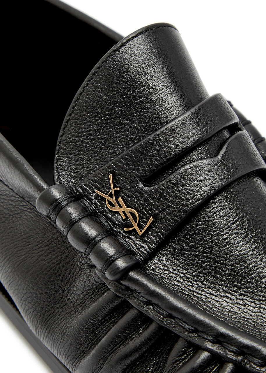 Saint Laurent Le Loafer 15 Leather Loafers Black
