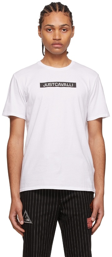Photo: Just Cavalli White Cotton T-Shirt