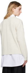 Mark Kenly Domino Tan Beige Kathena Cardigan