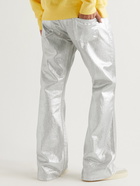 Gallery Dept. - Logan Bootcut Metallic Coated Jeans - Silver