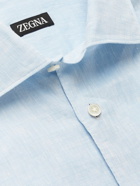 Zegna - Linen Shirt - Blue