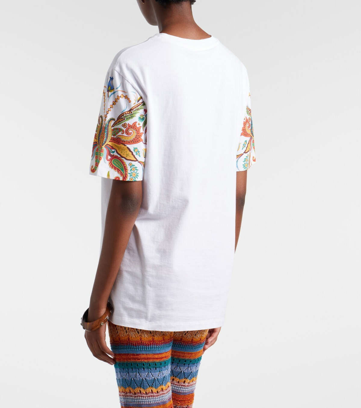Etro Printed cotton jersey T-shirt