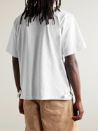 Sacai - Cotton-Jersey T-Shirt - Neutrals