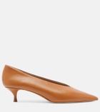 Le Monde Béryl Babouche leather pumps
