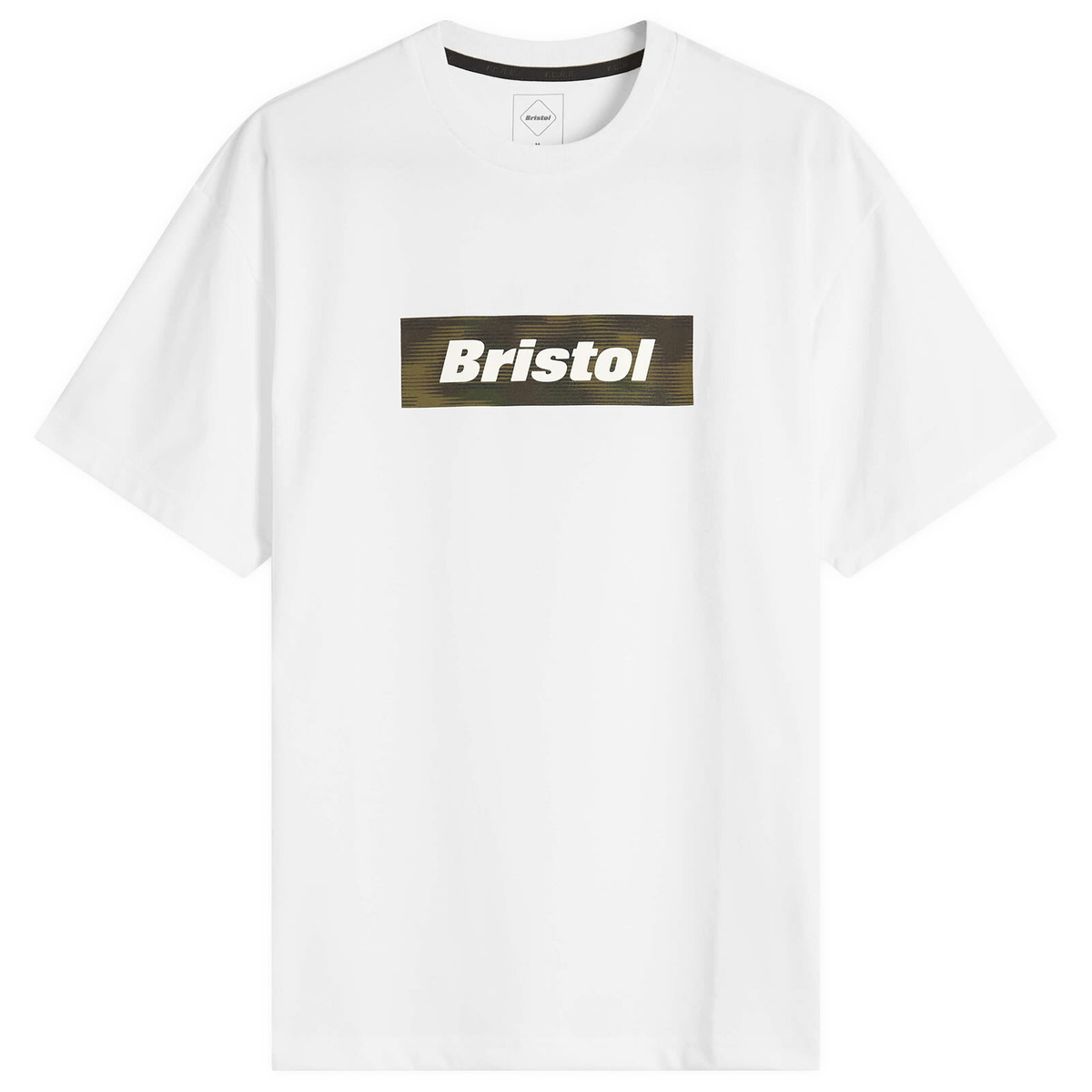 Tシャツ・カットソー F.C. Real Bristol Blurred Logo T-Shirt F.C. Real Bristol Men's Blurred Logo T-Shirt in White F.C.