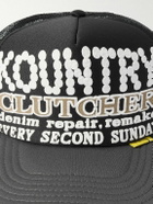 KAPITAL - Kountry Pearl Clutcher Printed Canvas and Mesh Trucker Cap