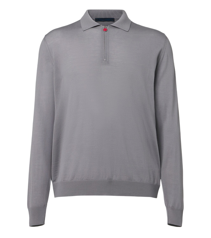 Photo: Kiton Wool polo sweater
