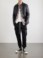 Rick Owens - Mastodon Tapered Wool and Cotton-Blend Jersey Sweatpants - Black
