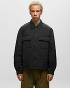 Represent Initial Quilted Overshirt Black - Mens - Overshirts