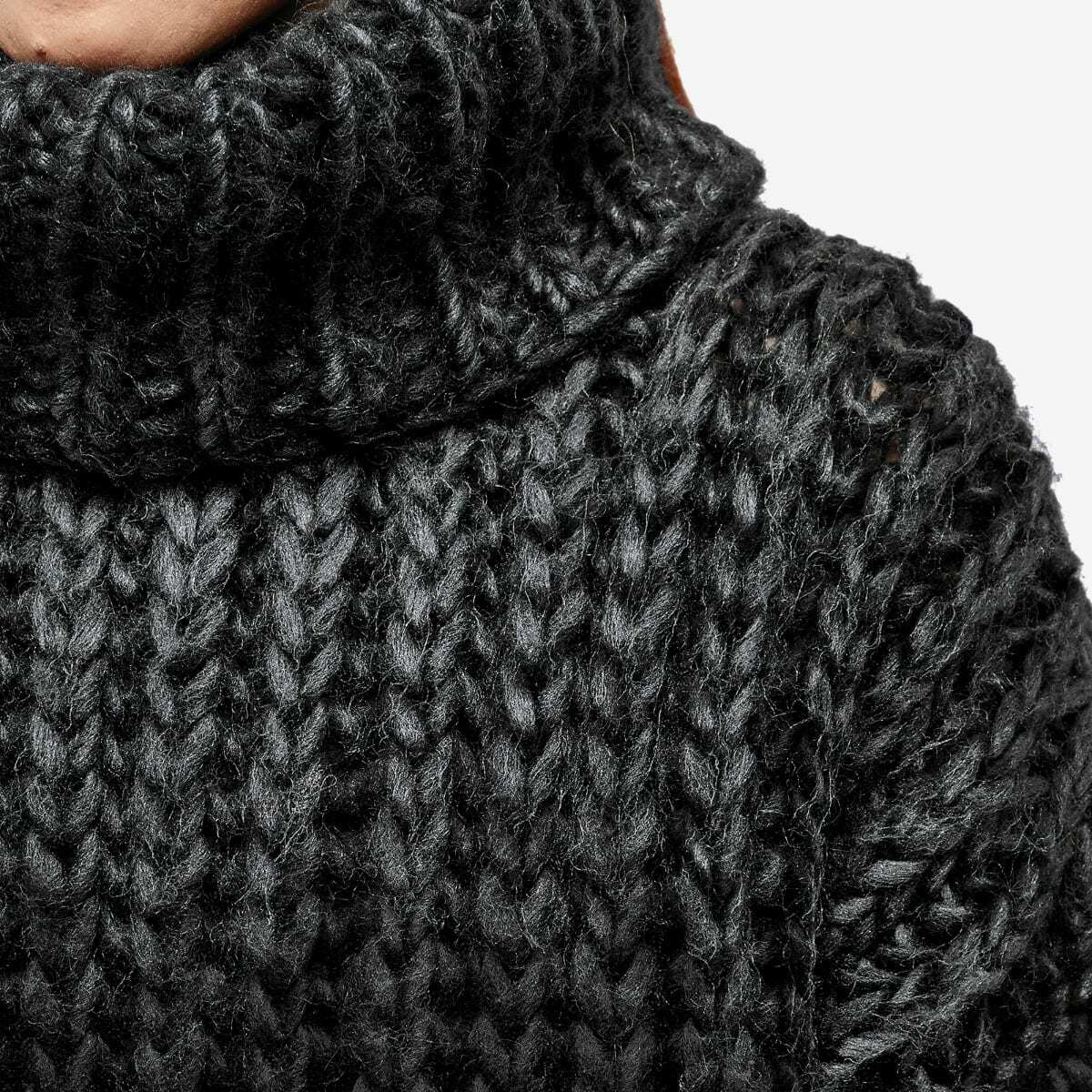 MISBHV Women's Bulky Wax Sweater in Black MISBHV