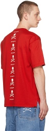 mastermind JAPAN Red Printed T-Shirt