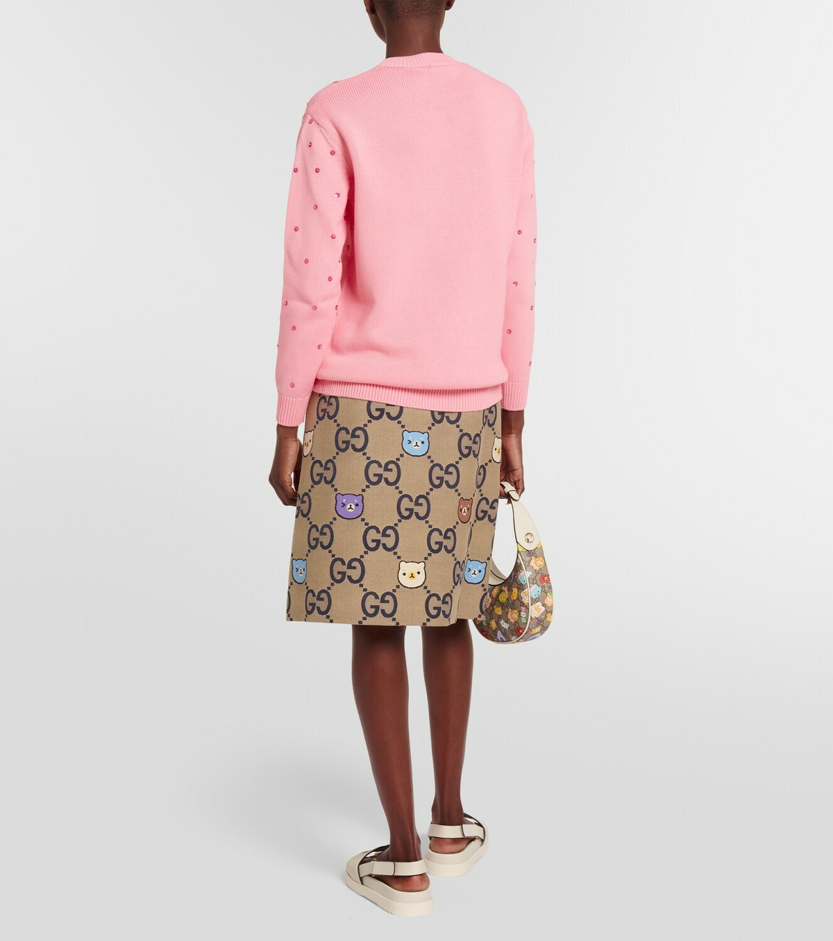 Gucci - x Angela Nguyen embellished cotton sweater Gucci