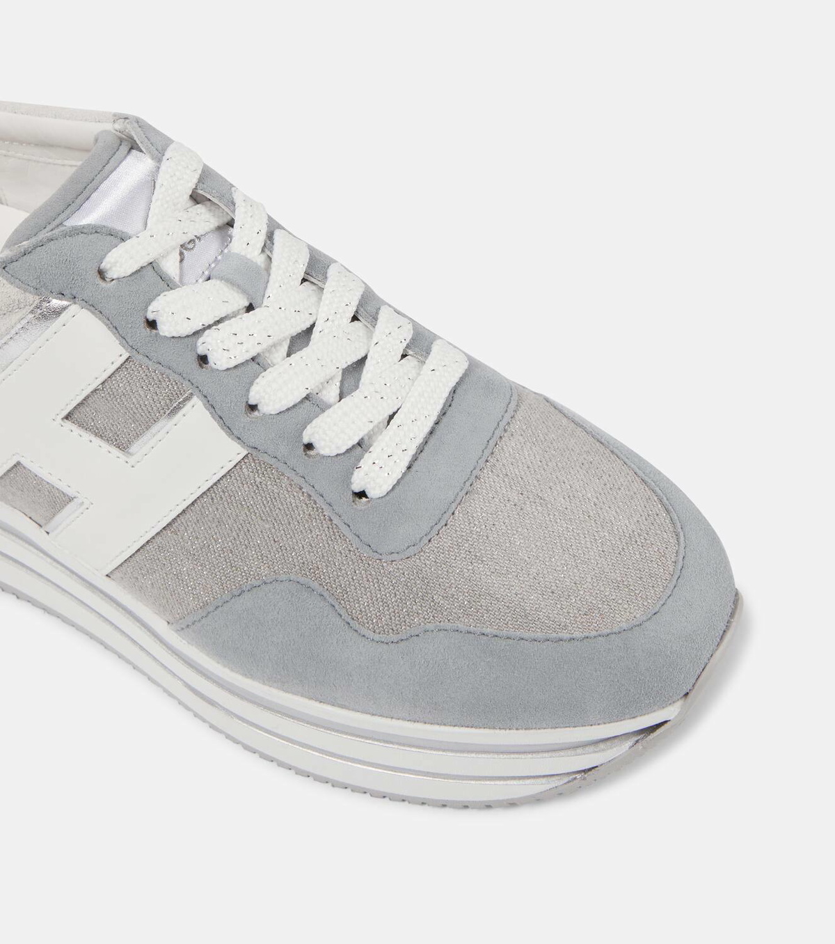 Hogan Midi H222 leather platform sneakers Hogan