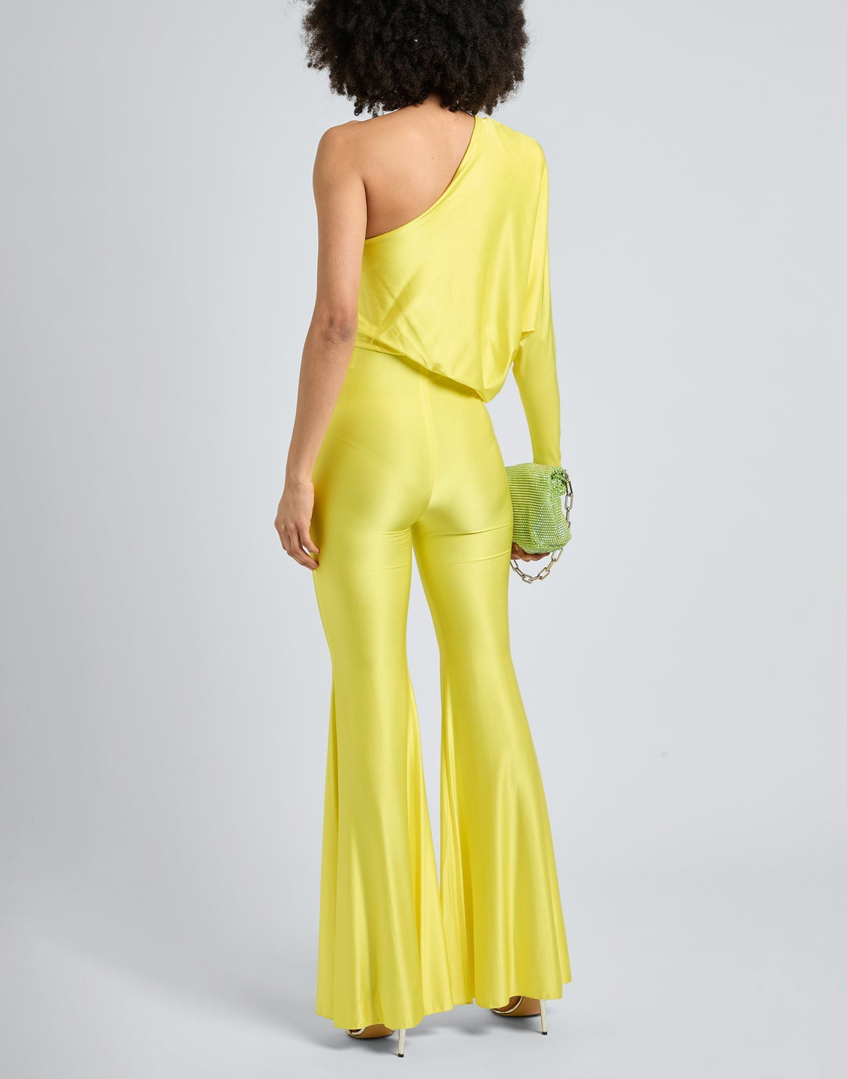 Alexandre Vauthier Womens Jumpsuit in Yellow