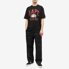 Men's AAPE College T-Shirt in Black