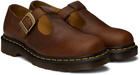 Dr. Martens Brown T-Bar Monkstraps