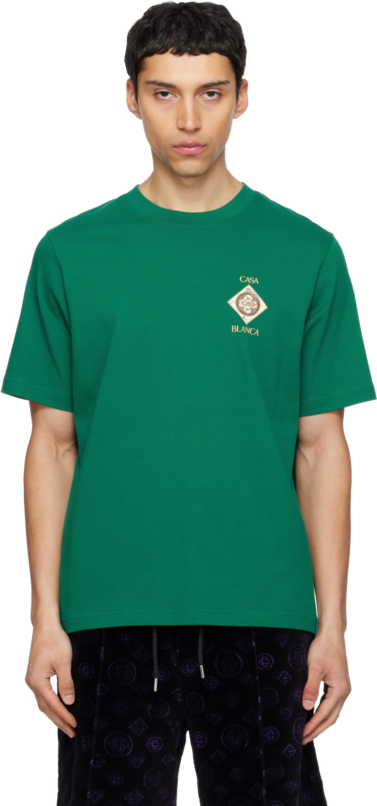 Lad Musician Black Big Flower T-Shirt Lad Musician