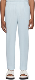 HOMME PLISSÉ ISSEY MIYAKE Blue Color Pleats Trousers