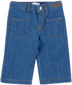 Chloé Baby Blue Embroidered Jeans