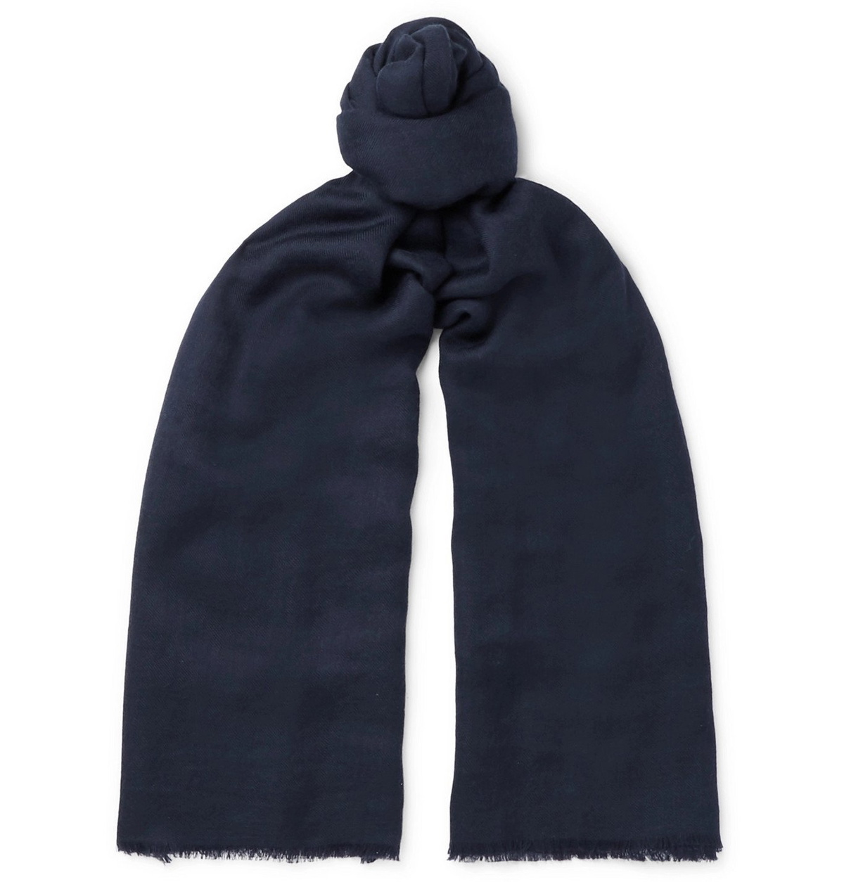 Sulka - Cashmere Scarf - Blue