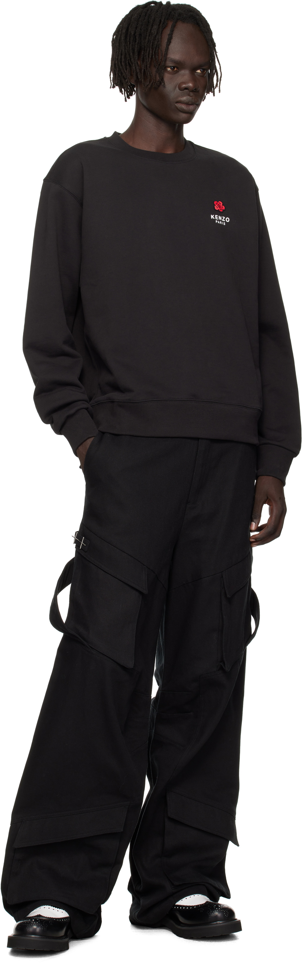 Kenzo Black Kenzo Paris 'Boke Flower' Embroidered Sweatshirt