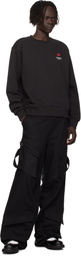 Kenzo Black Kenzo Paris 'Boke Flower' Embroidered Sweatshirt