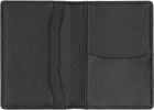 YOHJI YAMAMOTO Black Leather Card Holder