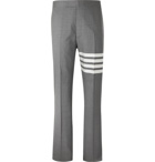 Thom Browne - Grey Slim-Fit Tapered Striped Wool Suit Trousers - Gray