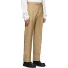 Bottega Veneta Beige Wool Slim Trousers