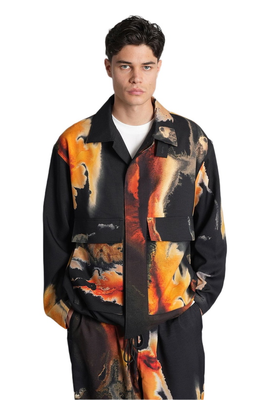 Photo: Y-3 Casual Jacket In Black Polyester