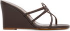 Maryam Nassir Zadeh Brown Opera Wedge Heeled Sandals