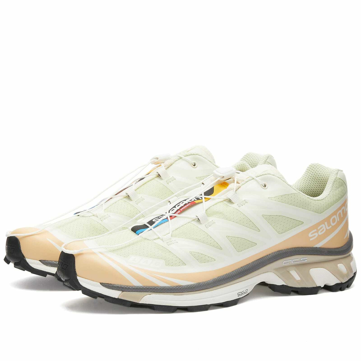 Salomon Men's XT-6 Sneakers in Aloe Washm/Hazelnut/Feather