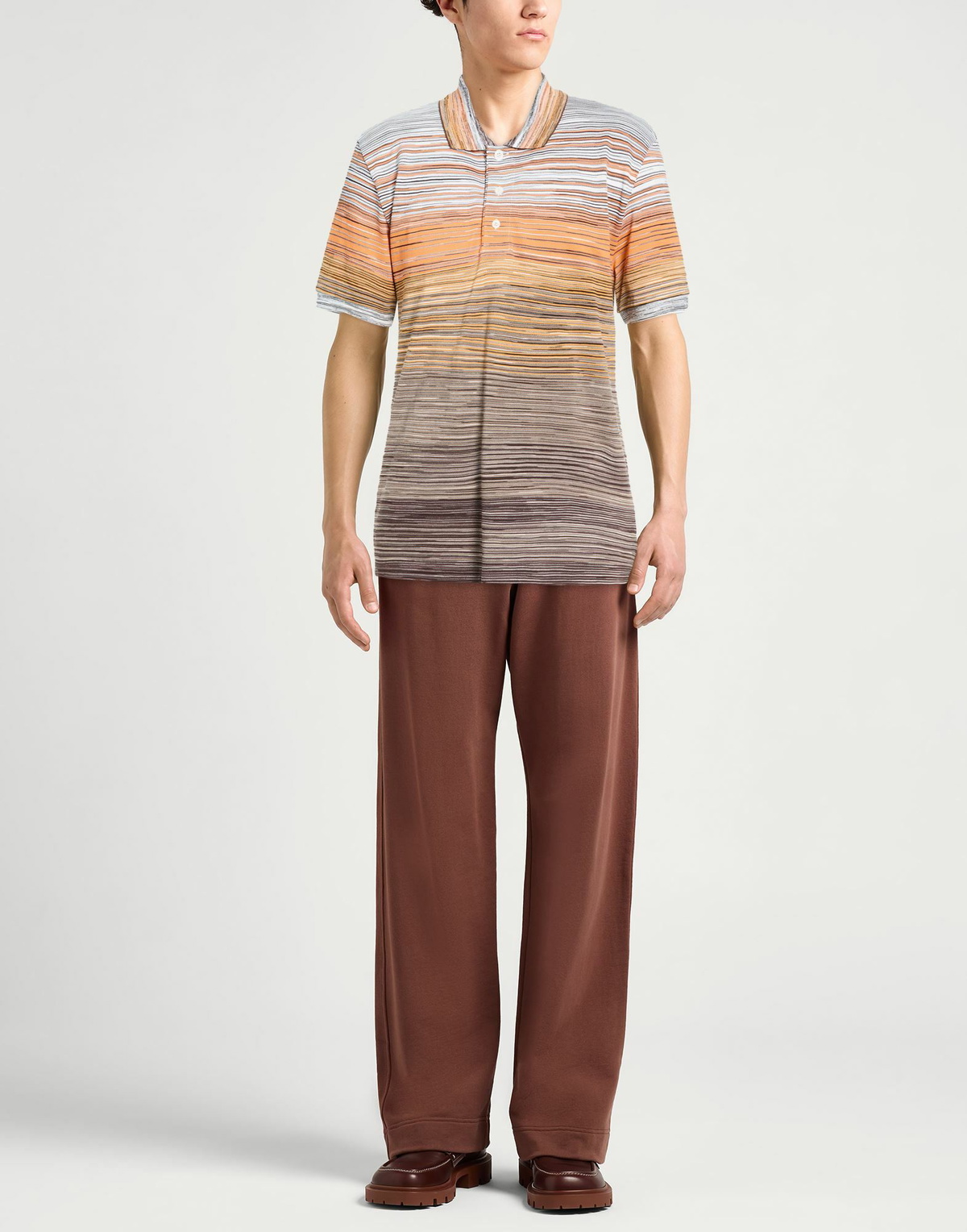 Missoni Mens Polo shirt in Orange