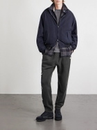 Cherry Los Angeles - Hollywood Logo-Print Appliquéd Cotton-Jersey Sweatpants - Black