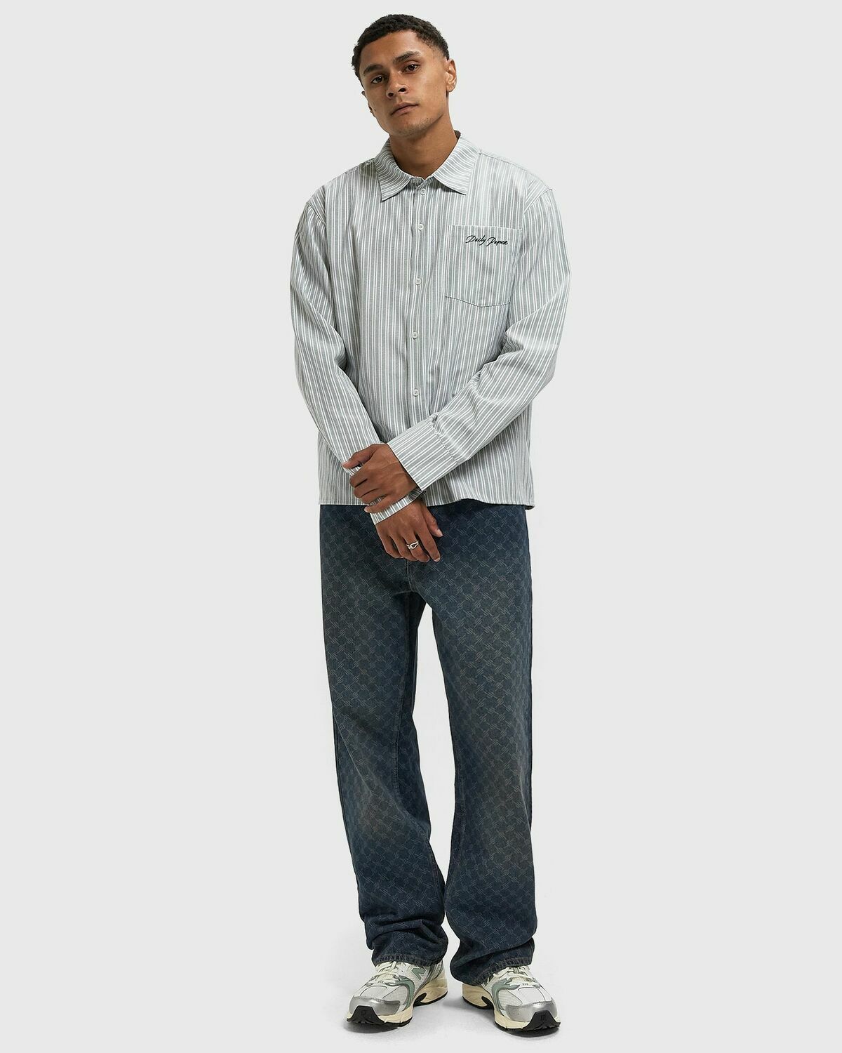 Daily Paper Amba monogram jeans Blue Men