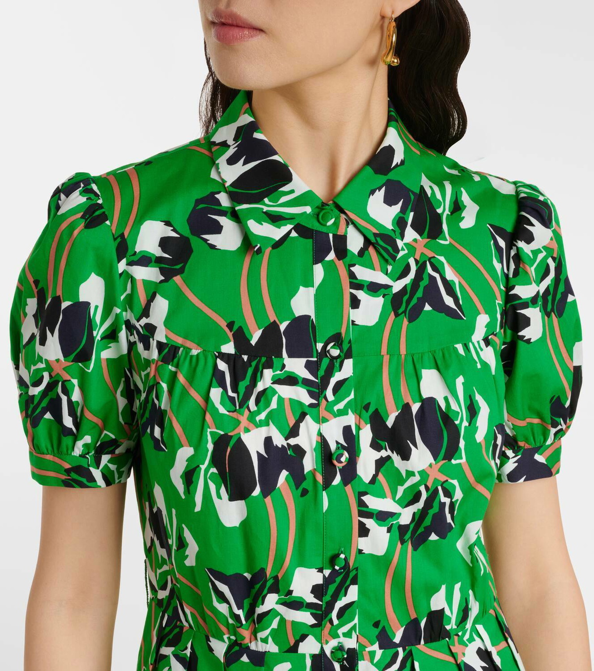 Diane von Furstenberg Jonah printed cotton maxi dress