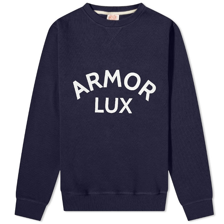 Photo: Armor-Lux Text Logo Crew Sweat
