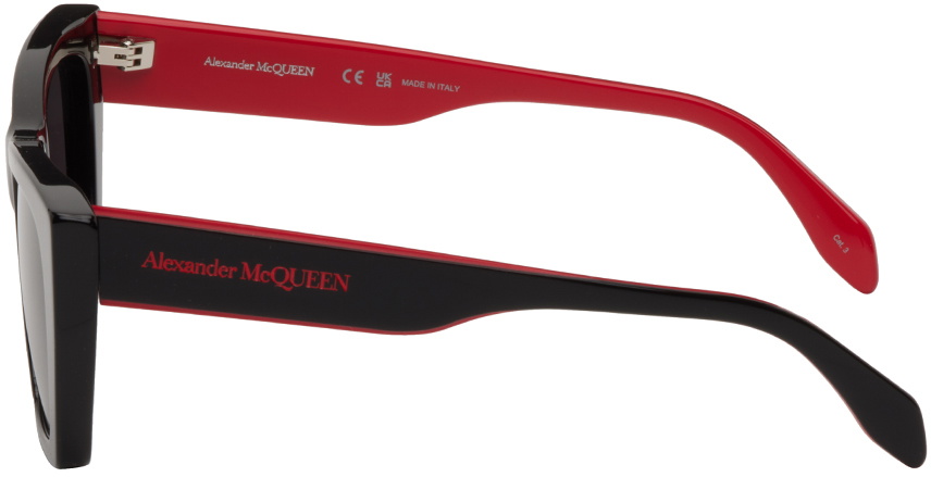 Alexander McQueen Black Selvedge Sunglasses