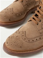 Grenson - Fred Nubuck Brouge Boots - Brown