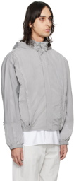 Solid Homme Gray Paneled Jacket