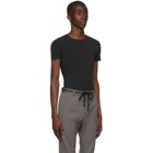 Ermenegildo Zegna Black Crewneck T-Shirt